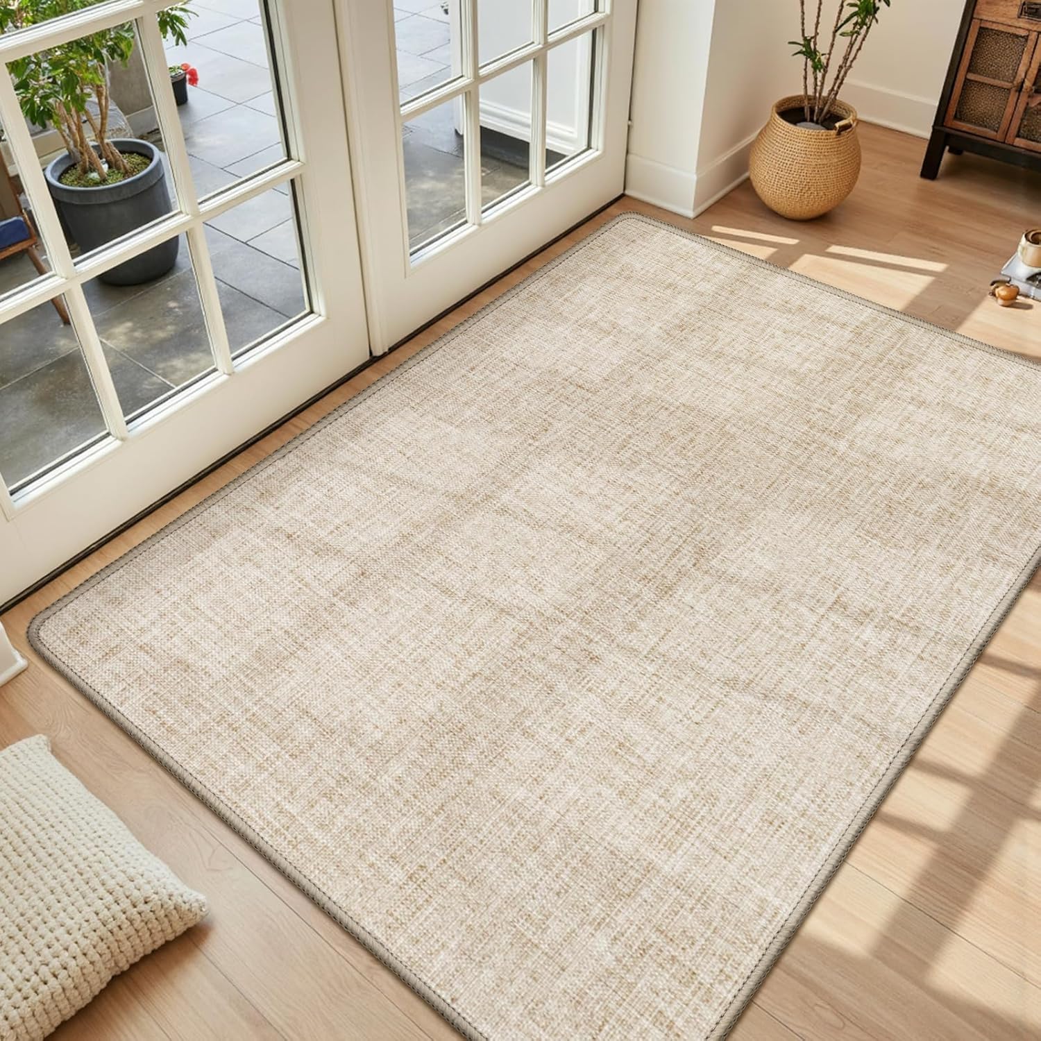 LEKEEPGO Ultra Thin Indoor Door Mat for Entryway, 36x59 in