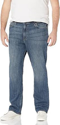 LEE Men's Big & Tall Custom Fit Relaxed Straight Leg Jean - Comfort