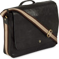 Real Leather Laptop Bag Distressed Vintage Messenger Satchel - Fits