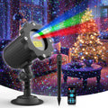 3 Color Laser Christmas Lights w/ Remote - Sparkle Anywhere!