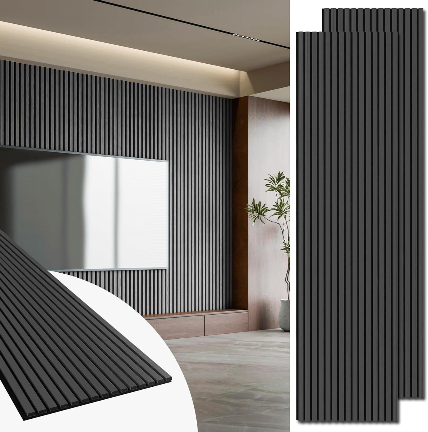 Art3d 2 Pack 94.5 x 24 inch Wood Slat Acoustic Panels Review