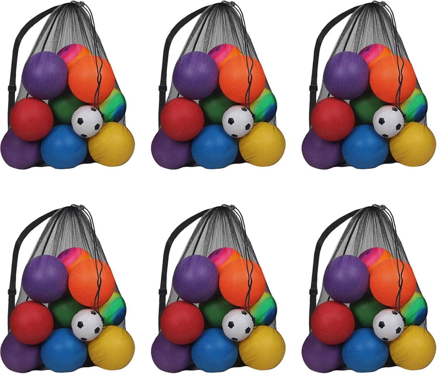 X-Large Mesh Sports Equipment Drawstring Bag for All Sports