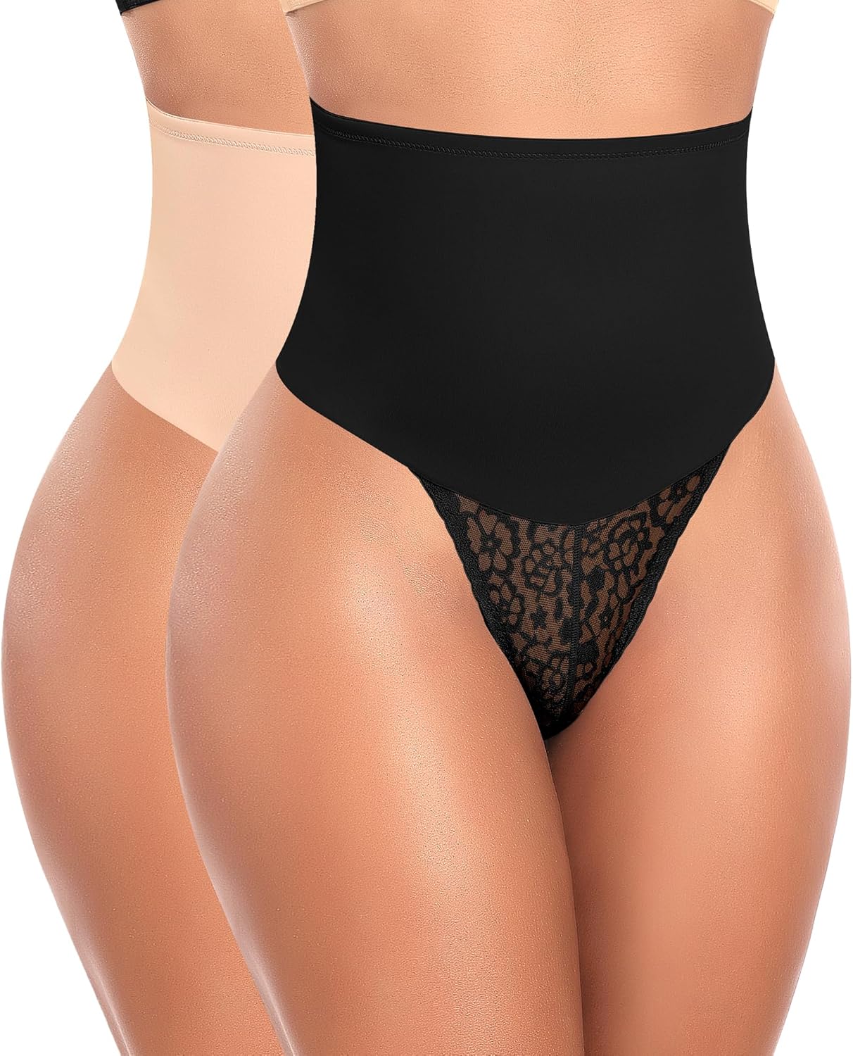 Tummy Control Thong Shapewear for Women - High Waist Girdle