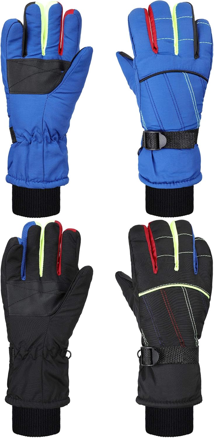 Kids Waterproof Winter Snow Gloves - Outdoor Warmth!