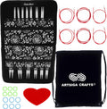 ChiaoGoo Twist Red Lace 4-Inch Complete Interchangeable Set - Smooth