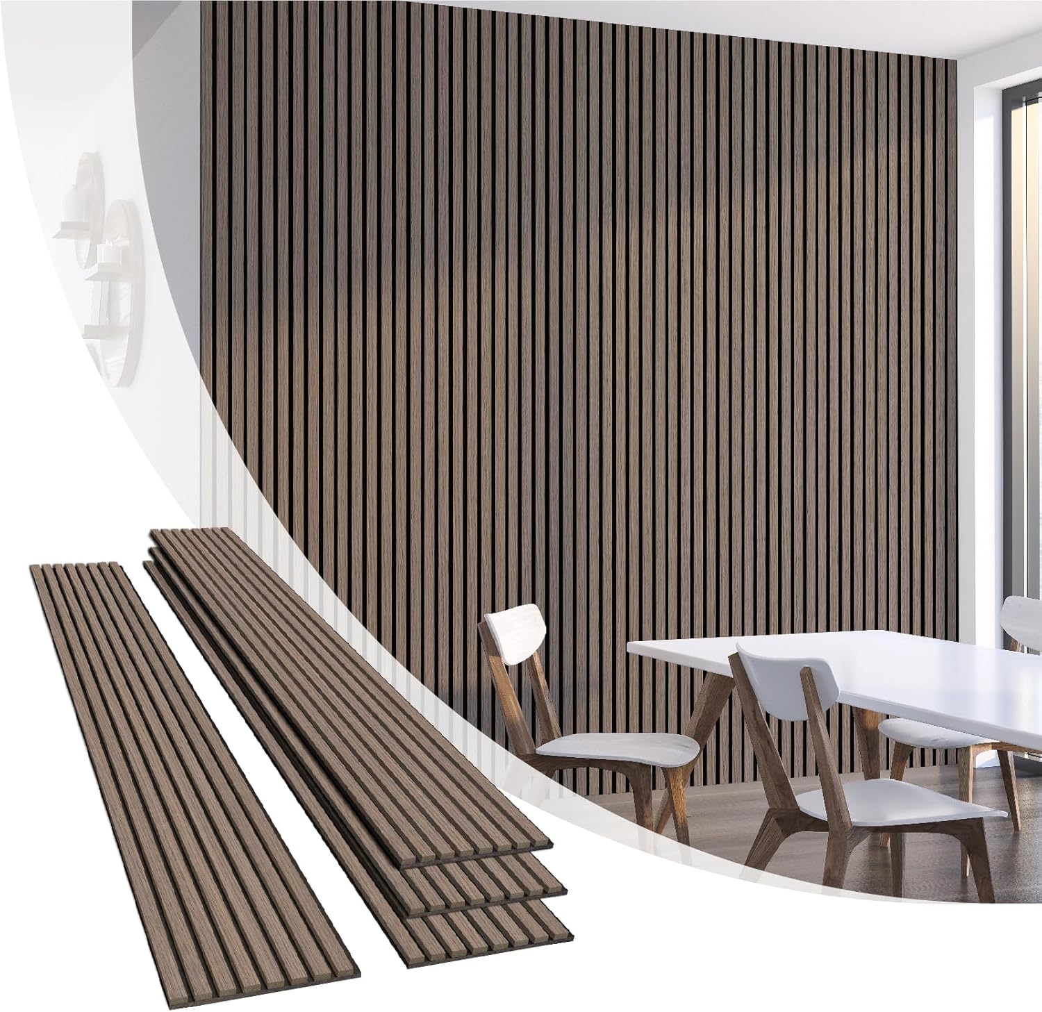 Olanglab Wood Slat Wall Panels for Stunning Interior Decor