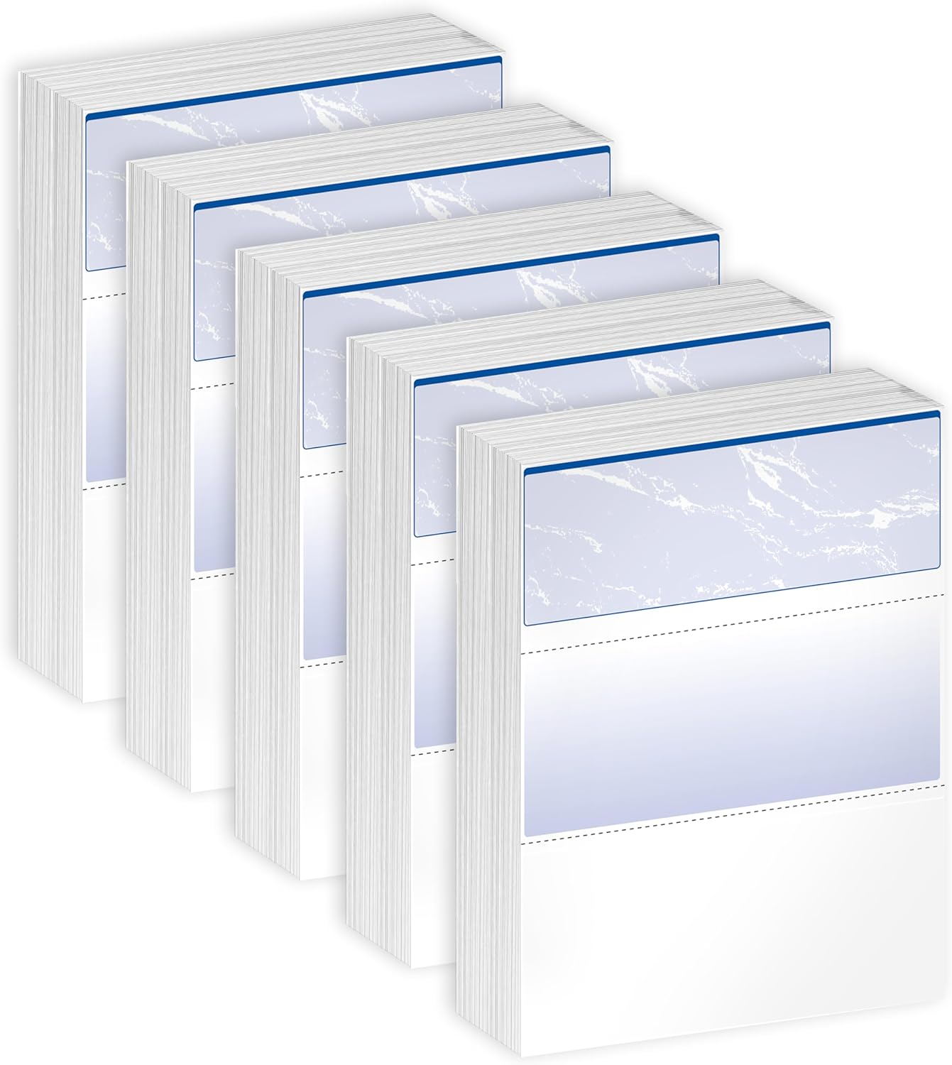 DocuGard Blue Marble Top Checks with 11 Security Features