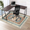 Chair Mat for Hardwood Floor 51in x 63in - Retro Desk Rug Protector