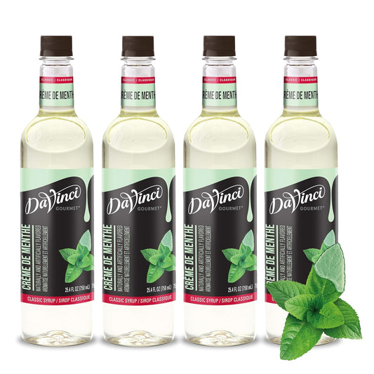 DaVinci Gourmet Classic Creme De Menthe Syrup for Mocktails