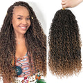 Goddess Faux Locs Crochet Hair 22in T27 - Soft Boho Locs