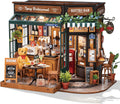 Rowood Miniature House Kit Tipsy Restaurant - Charming DIY Bistro