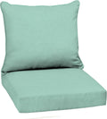 Arden Outdoor Deep Seat Cushion Set Aqua Leala - Deep 22 in x 24 in