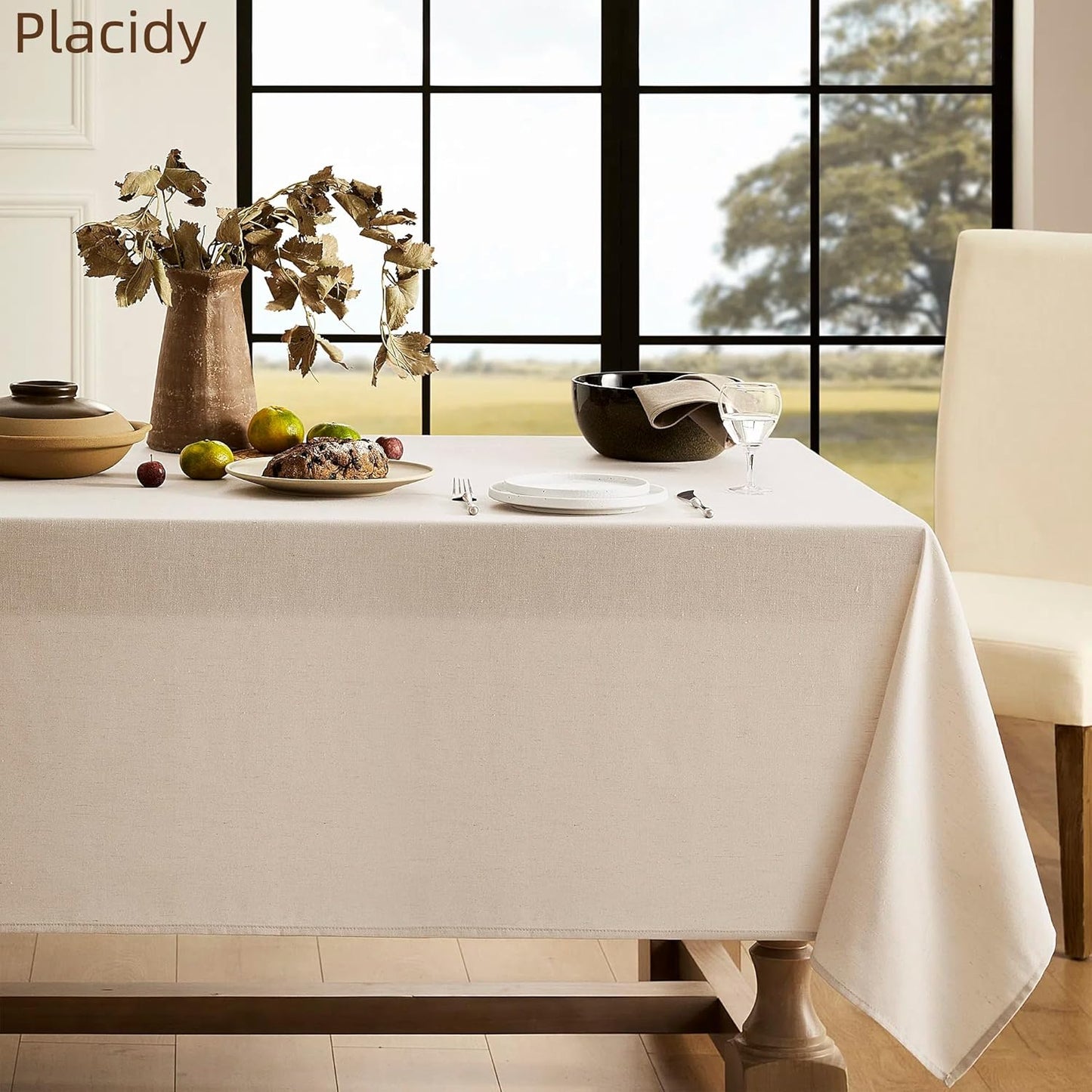 Extra Large Tablecloths for 12 Foot Tables in Rustic Style