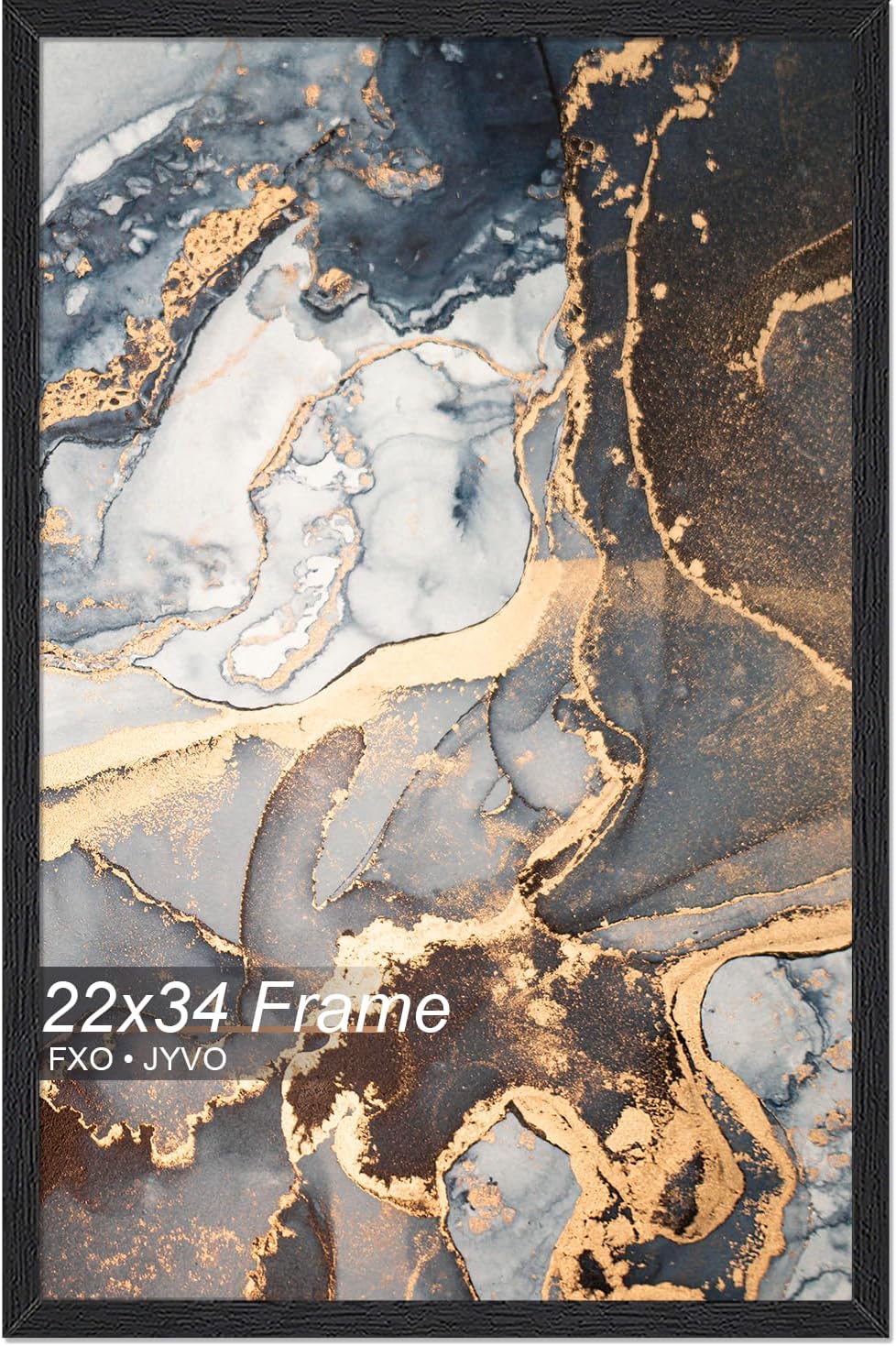 Engineered Wood 22x34 Frame for Stunning Poster Displays