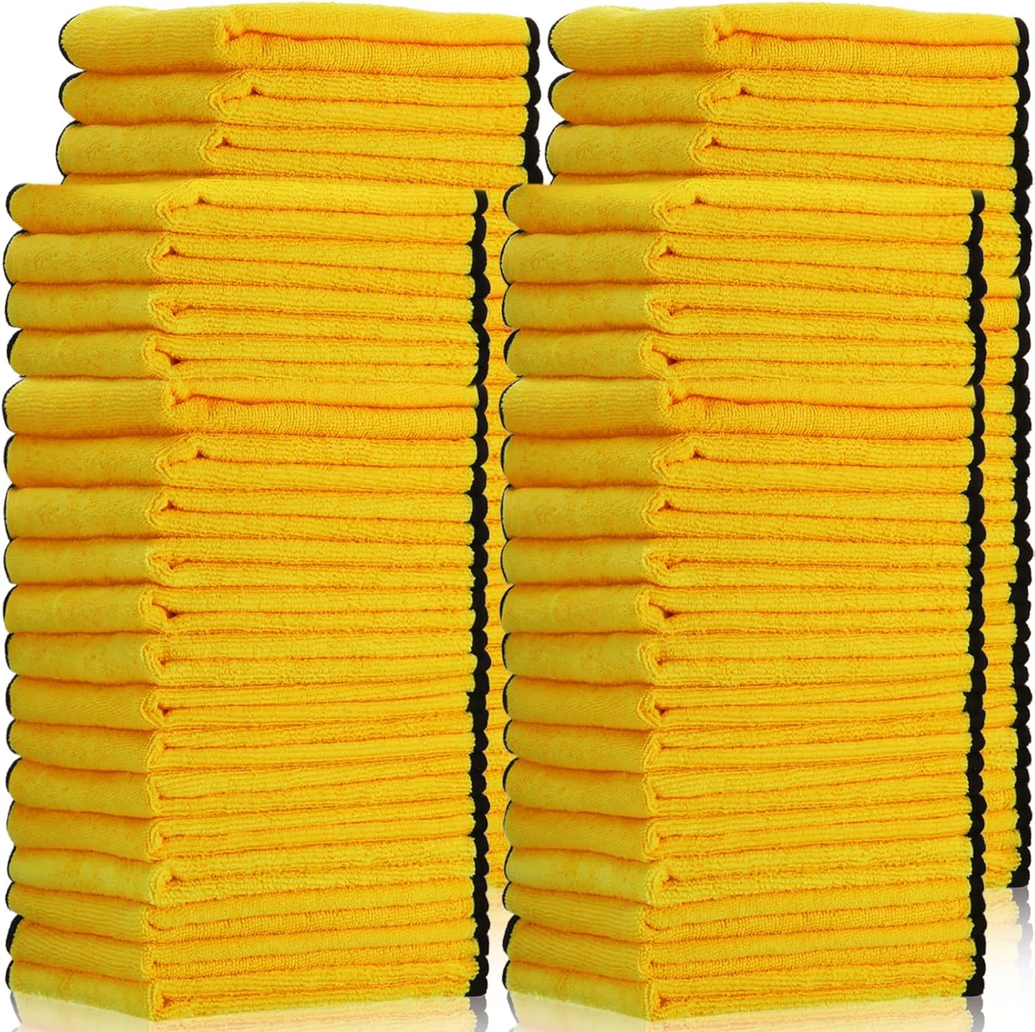 Microfiber Towels for Cars and Household Cleaning - 40 Pcs Set