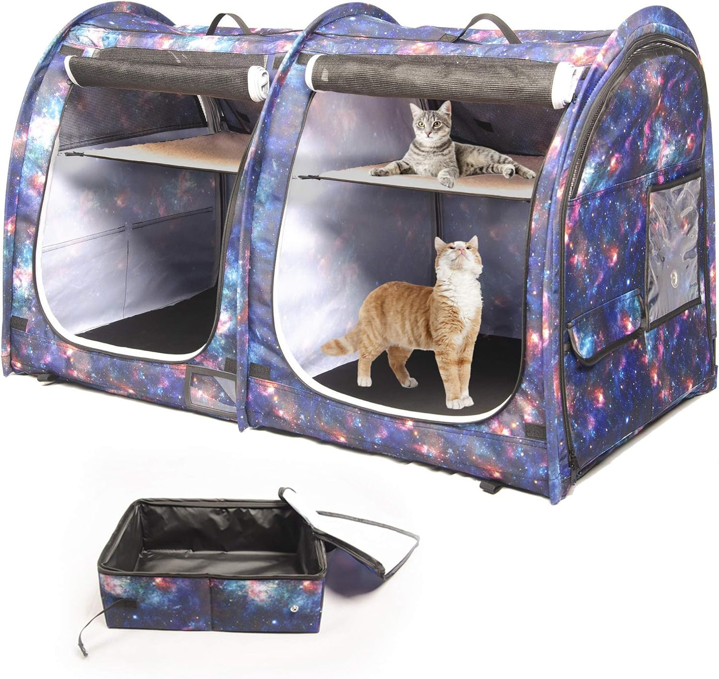 Portable Pet Haven - Comfy & Foldable Cat Cage