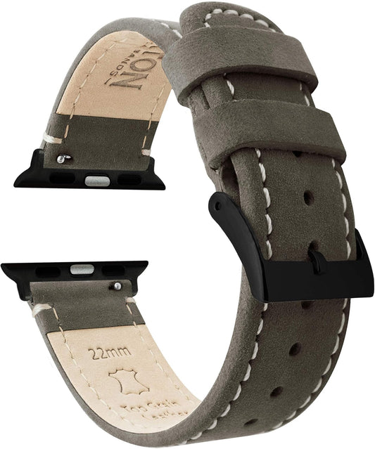 Top Grain Leather Watch Bands for Apple Watch Models 1 to Ultra 2