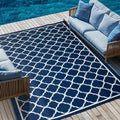 Waterproof Outdoor Rug 6x9 ft for Patio, RV, and Beach Use