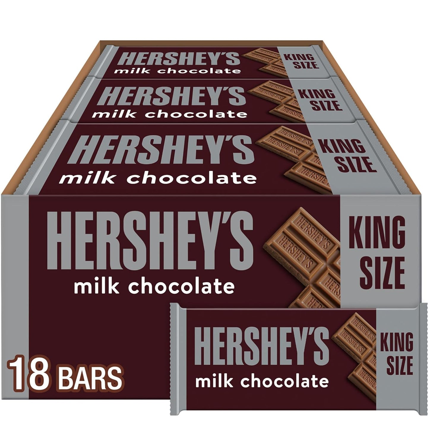 HERSHEY'S Milk Chocolate King Size Candy Bars for Every Occasion