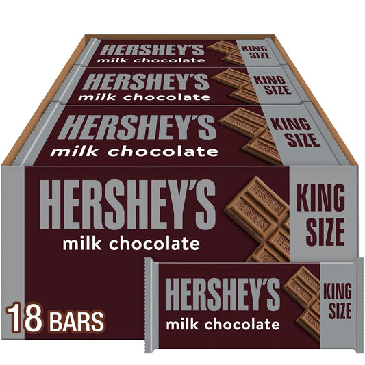 HERSHEY'S Milk Chocolate King Size Candy Bars for Every Occasion