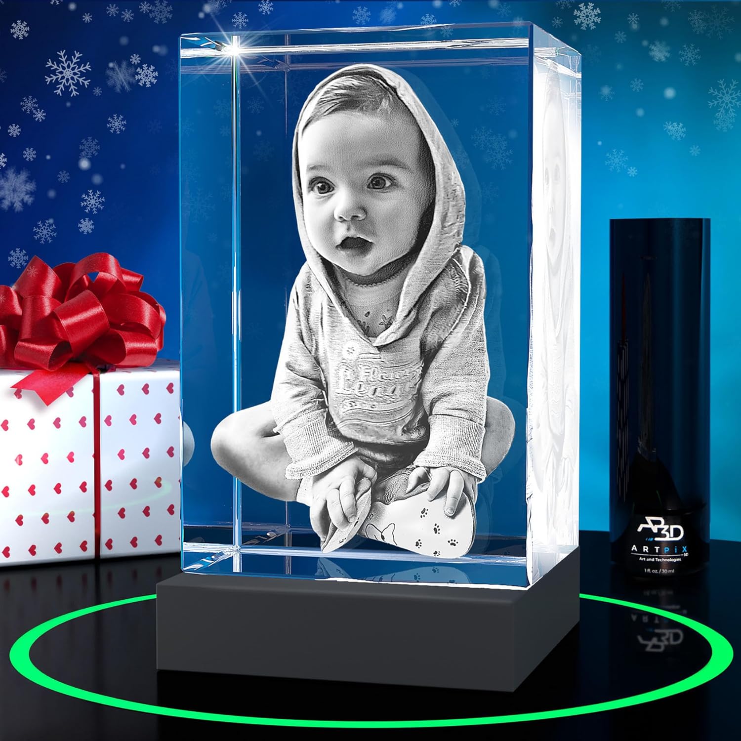 ArtPix 3D Premium Crystal Photo for Unique Christmas Gifts