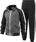 Boys Polyester Active Tracksuit Set Full Zip Jogging Suit 5-13