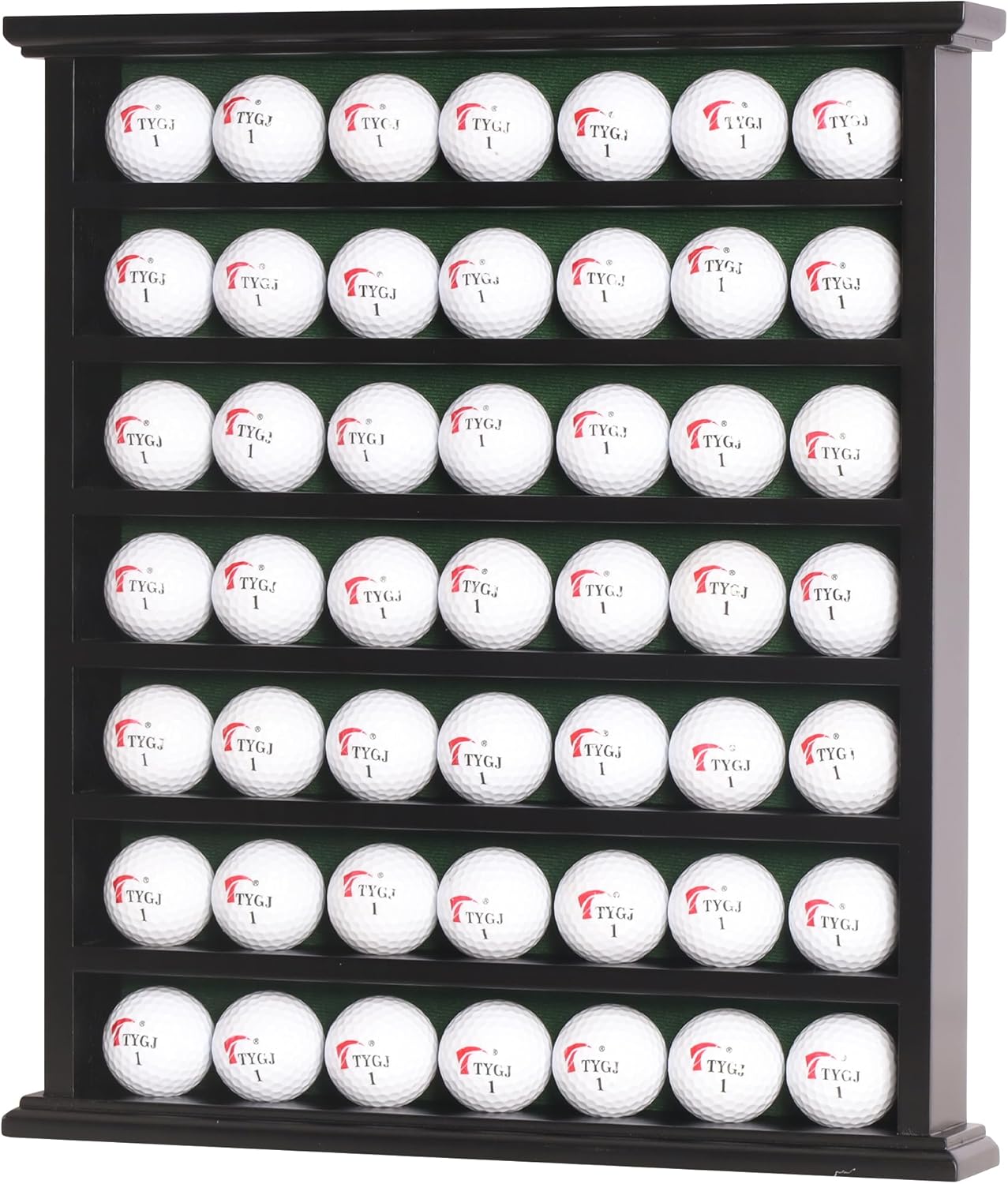 DisplayGifts Golf Ball Display Case Cabinet Rack for Collectors
