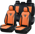 FLORICH Leather Seat Covers Full Set 5 Seats - Durable Nappa