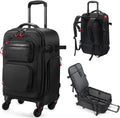 Rolling Backpack with Wheels Airline Approved Underseat Carry-On
