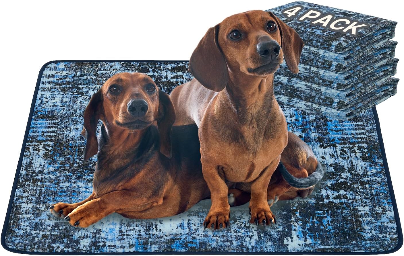Qeils Washable Pee Pads for Dogs - Super Absorbent & Leakproof