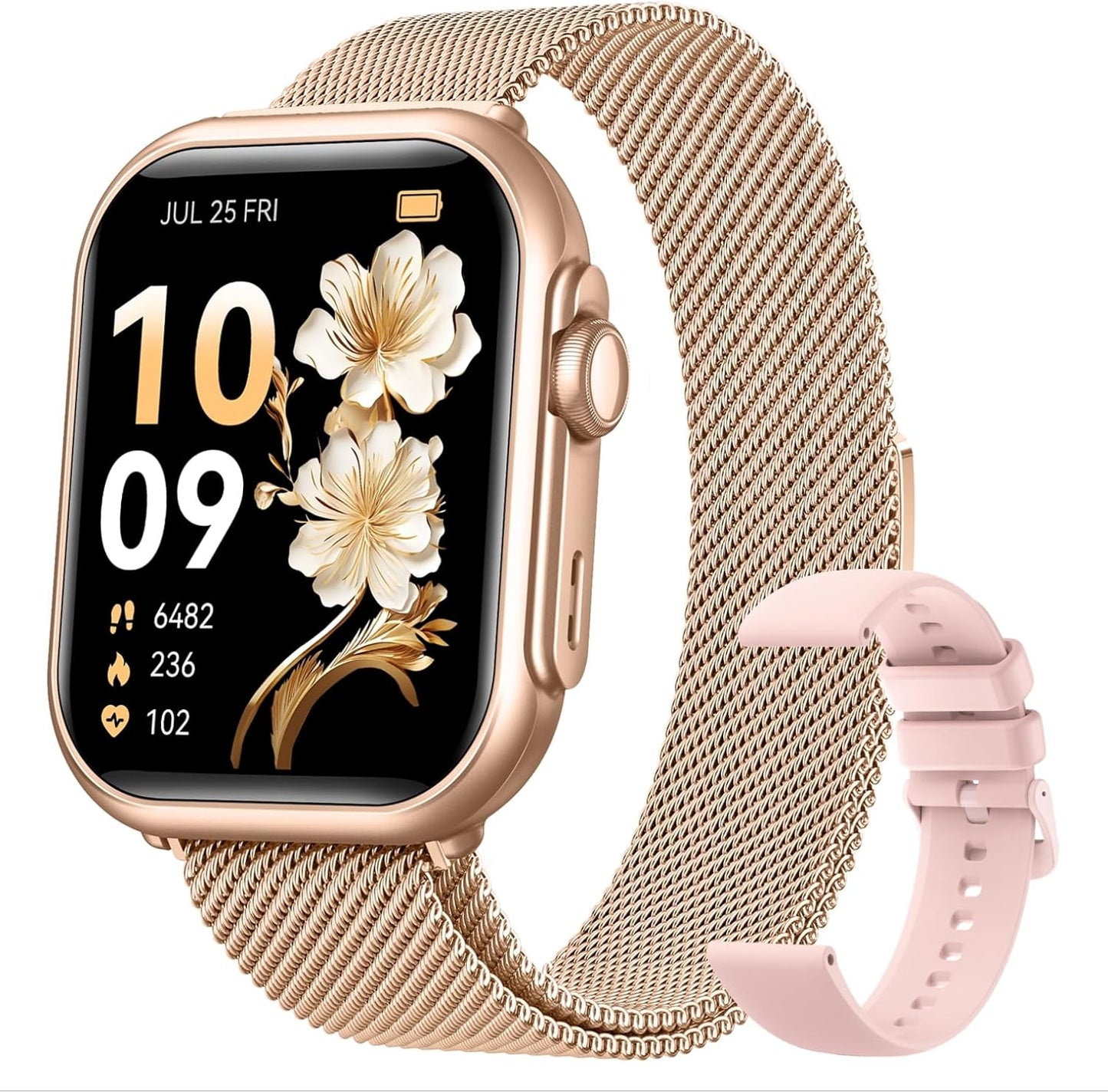 Stylish 5ATM Smart Watch for Women with Health Tracking and More