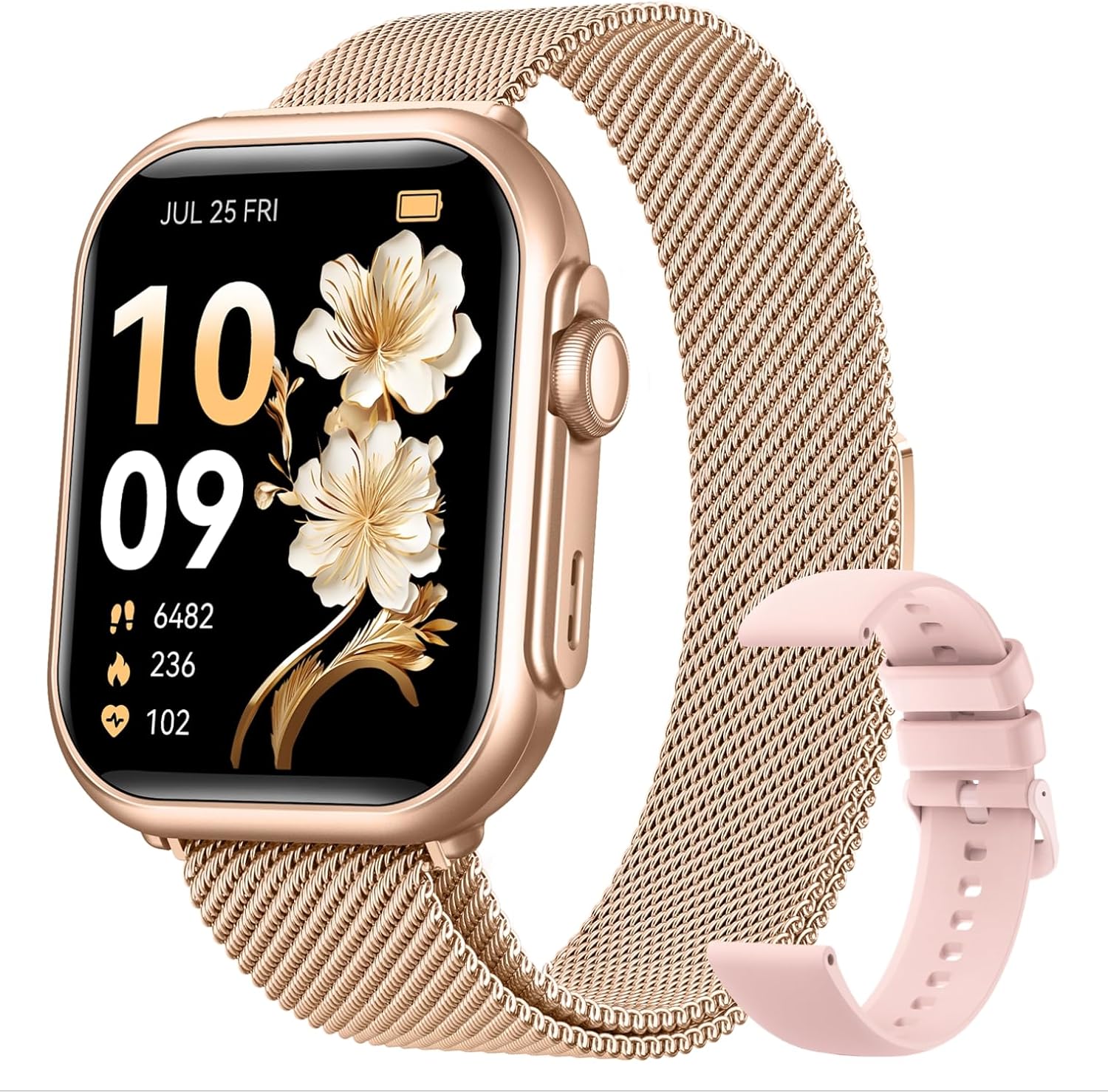 Stylish 5ATM Smart Watch for Women with Health Tracking and More