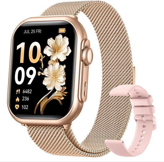 Stylish 5ATM Smart Watch for Women with Health Tracking and More