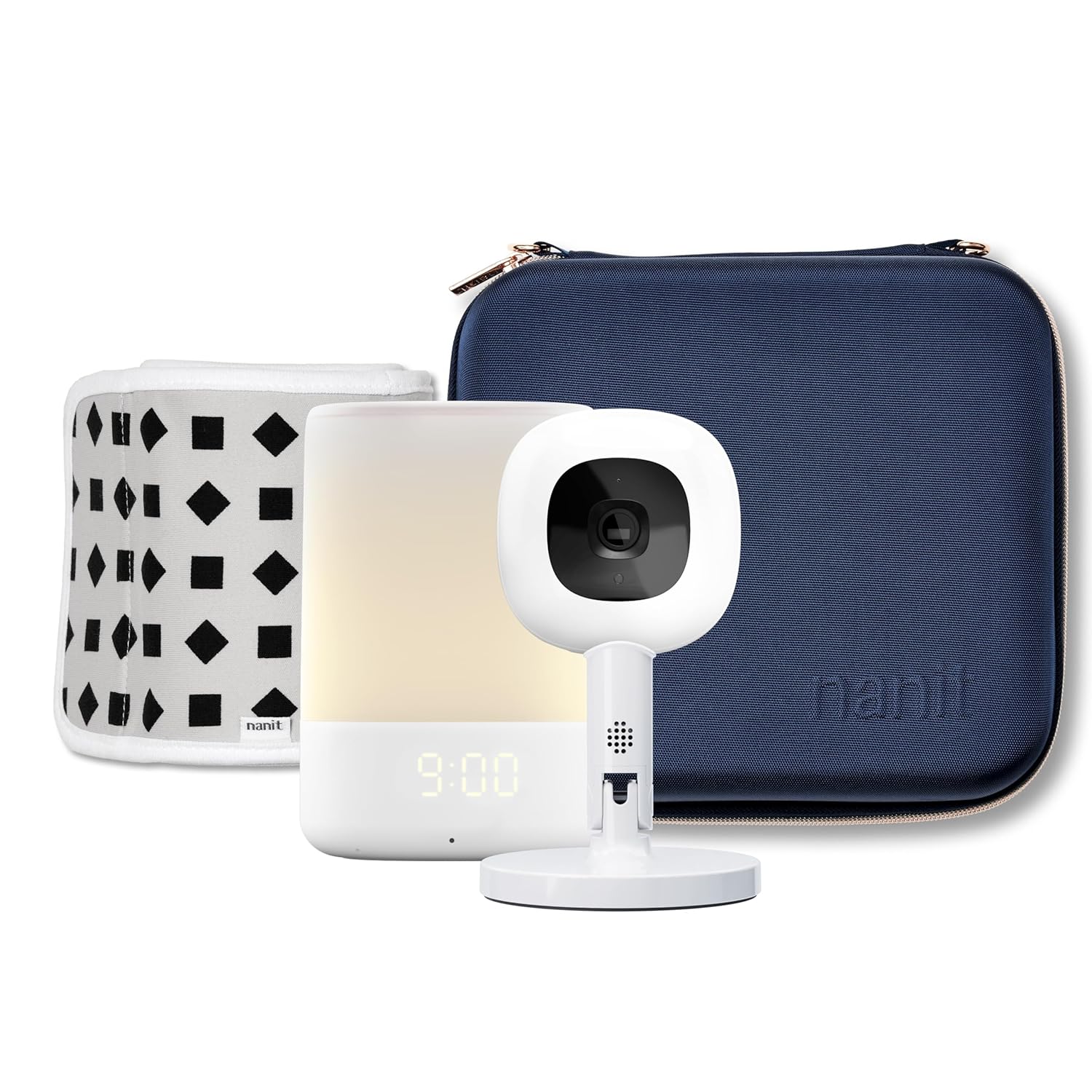 Nanit Travel Light Bundle Pro Camera for Easy Baby Monitoring