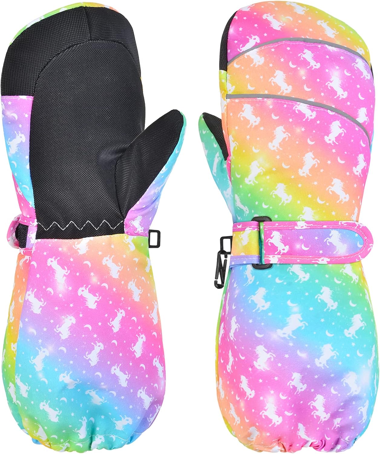PAMAID Kids Waterproof Ski Mittens - Ultimate Winter Warmth!