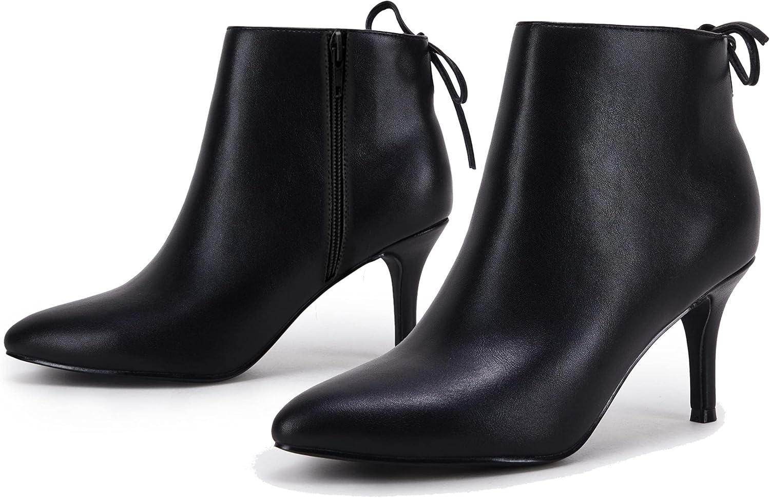 Womens Pointed Toe Heels Ankle Booties for Stylish Fall Wear