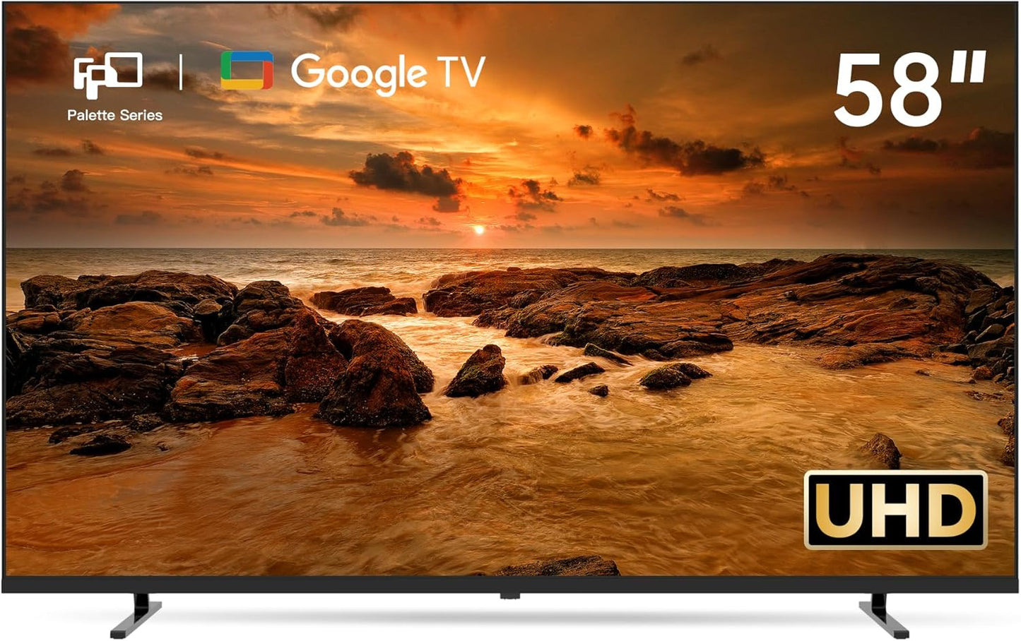 FPD 58 Inch Smart TV with 4K UHD and Google TV Features