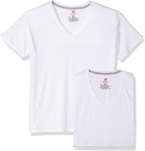 Hanes Ultimate Men's Comfortblend V-Neck 4-Pack with FreshIQ