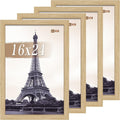 VCK 16x24 Poster Frame Set of 4 - Oak Gallery-Quality Frames