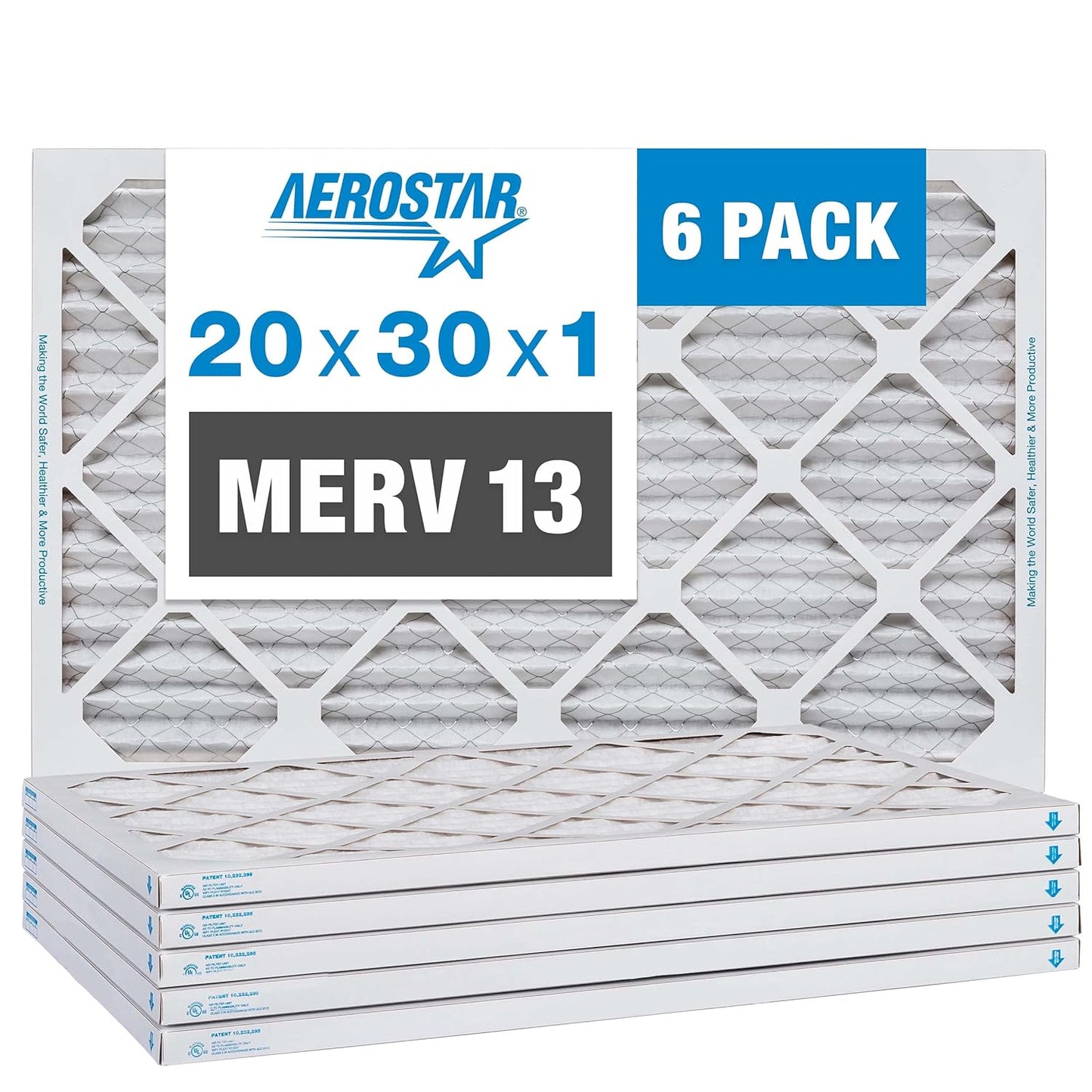 Aerostar 20x30x1 MERV 13 Filters for Cleaner Air Quality
