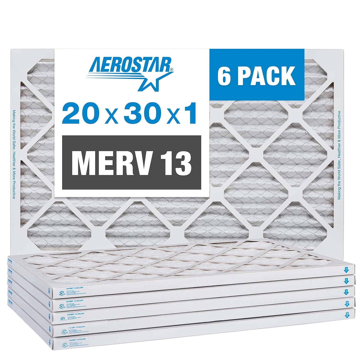 Aerostar 20x30x1 MERV 13 Filters for Cleaner Air Quality