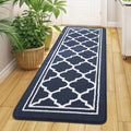 Buganda Long Indoor Door Mat 59x23 in - Low-Profile, Dirt-Resistant