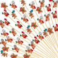 400 Gingerbread Cocktail Picks - Festive Party Decor