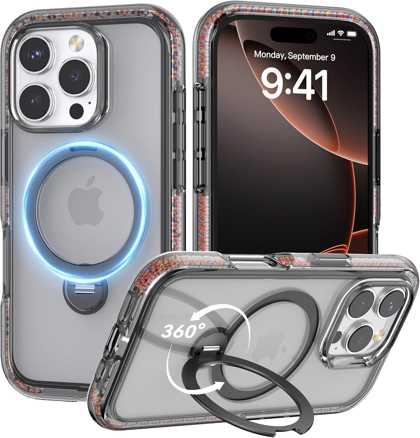 RAPTIC 360Spin Magnetic Stand for iPhone 16 Pro Max Case