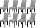 Waterproof Dining Room Chair Cover Set of 8 for Easy Protection