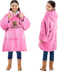 Solaris Wearable Blanket Hoodie for Kids - Oversized Cozy Sherpa