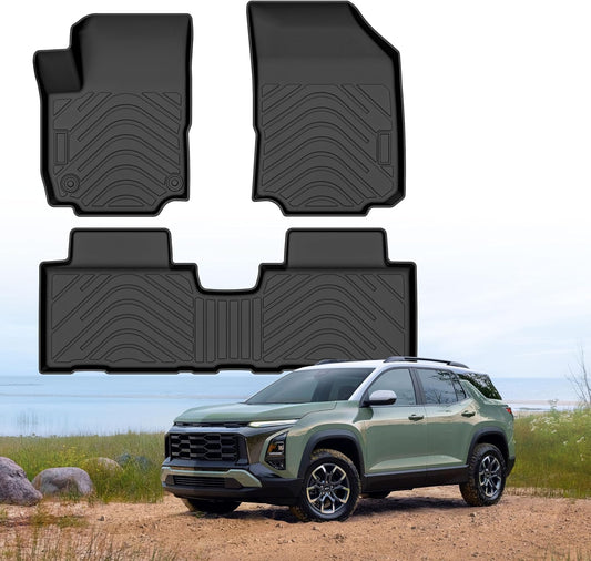 Custom Carbon Fiber Floor Mats for Chevrolet Equinox 2018-2024