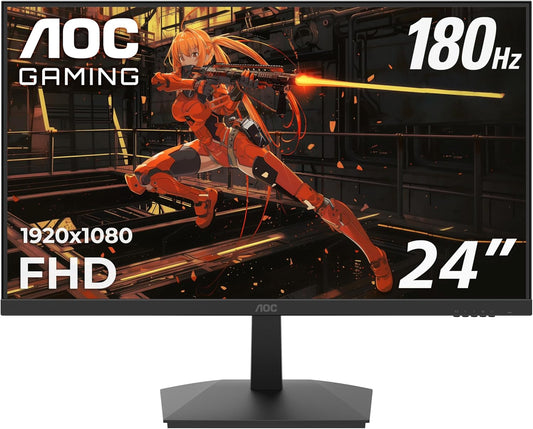 AOC 24G15N 24 Gaming Monitor: Ultra-Fast 180Hz Refresh Rate