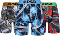 PSD Underwear Mens Boxer Briefs - Floral Print Comfort and Support