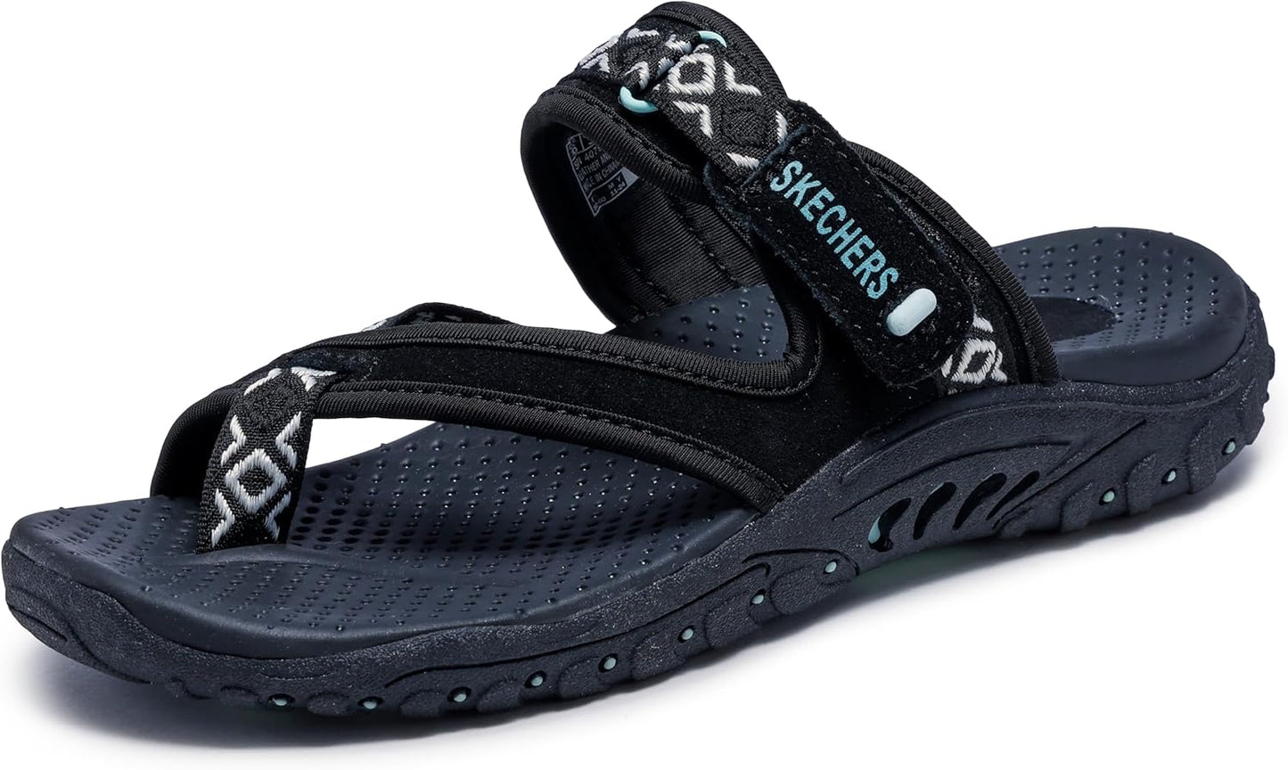 Skechers Women's Reggae-Trailway Flip-Flop Sandals for Comfort